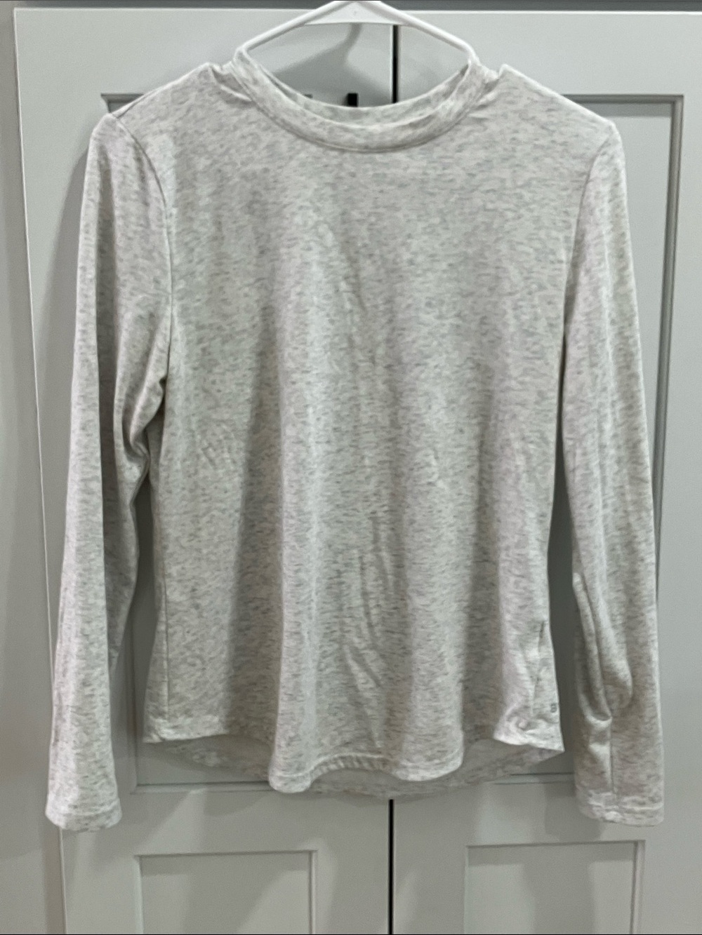 BYLT Women's Gray Athletic Long Sleeve Tee Shirt Top